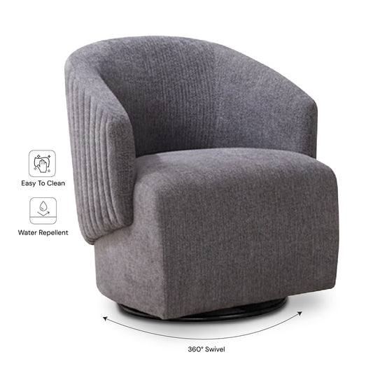 ANARA Arm Lounge Chair (Dark Grey)