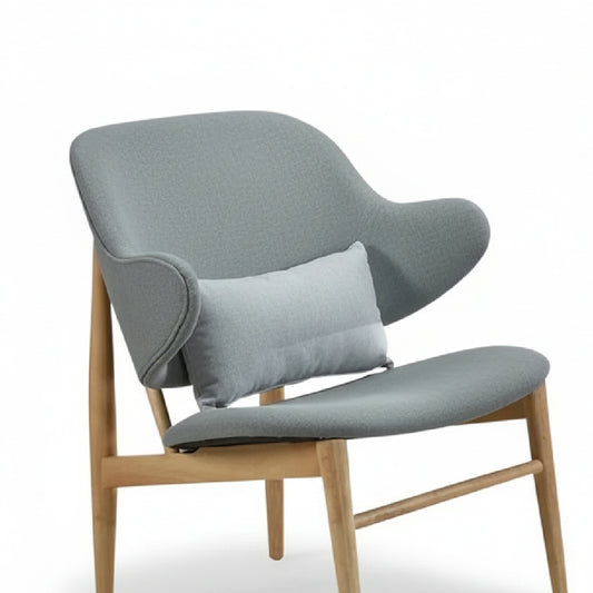 BELVOIR Lounge Chair (Ink/Oak)