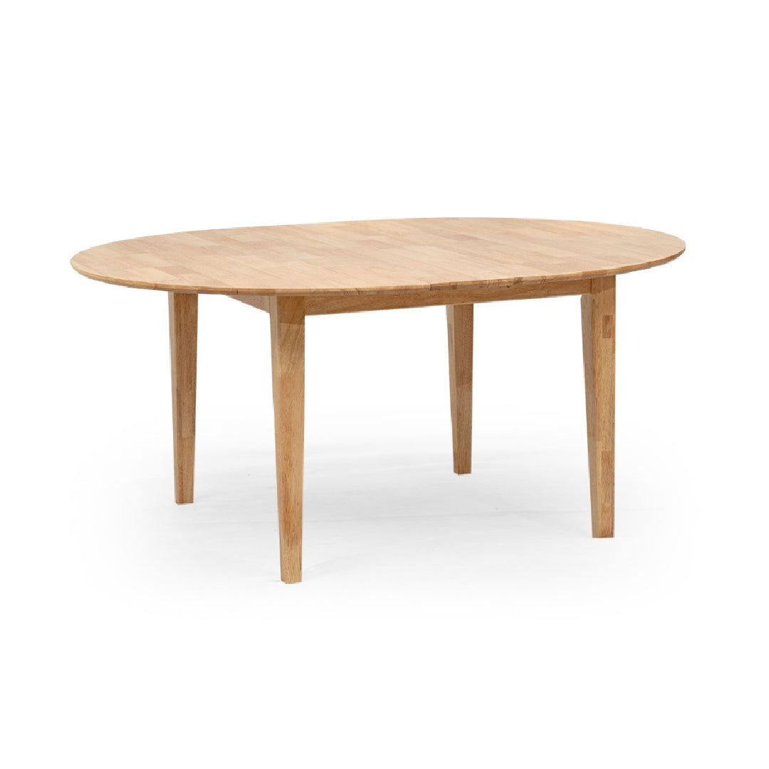 COACH II 1.2M Round Dining Table (Extendable) (Natural)