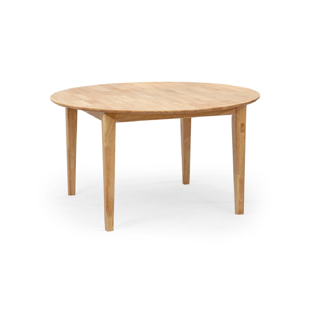COACH II 1.2M Round Dining Table (Extendable) (Natural)