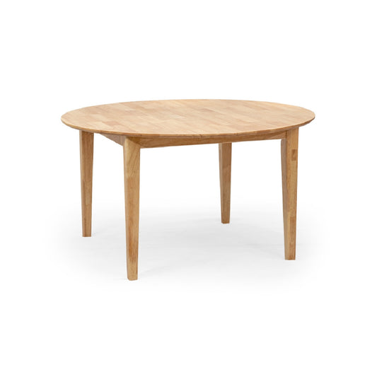 COACH II 1.2M Round Dining Table (Extendable) (Natural)