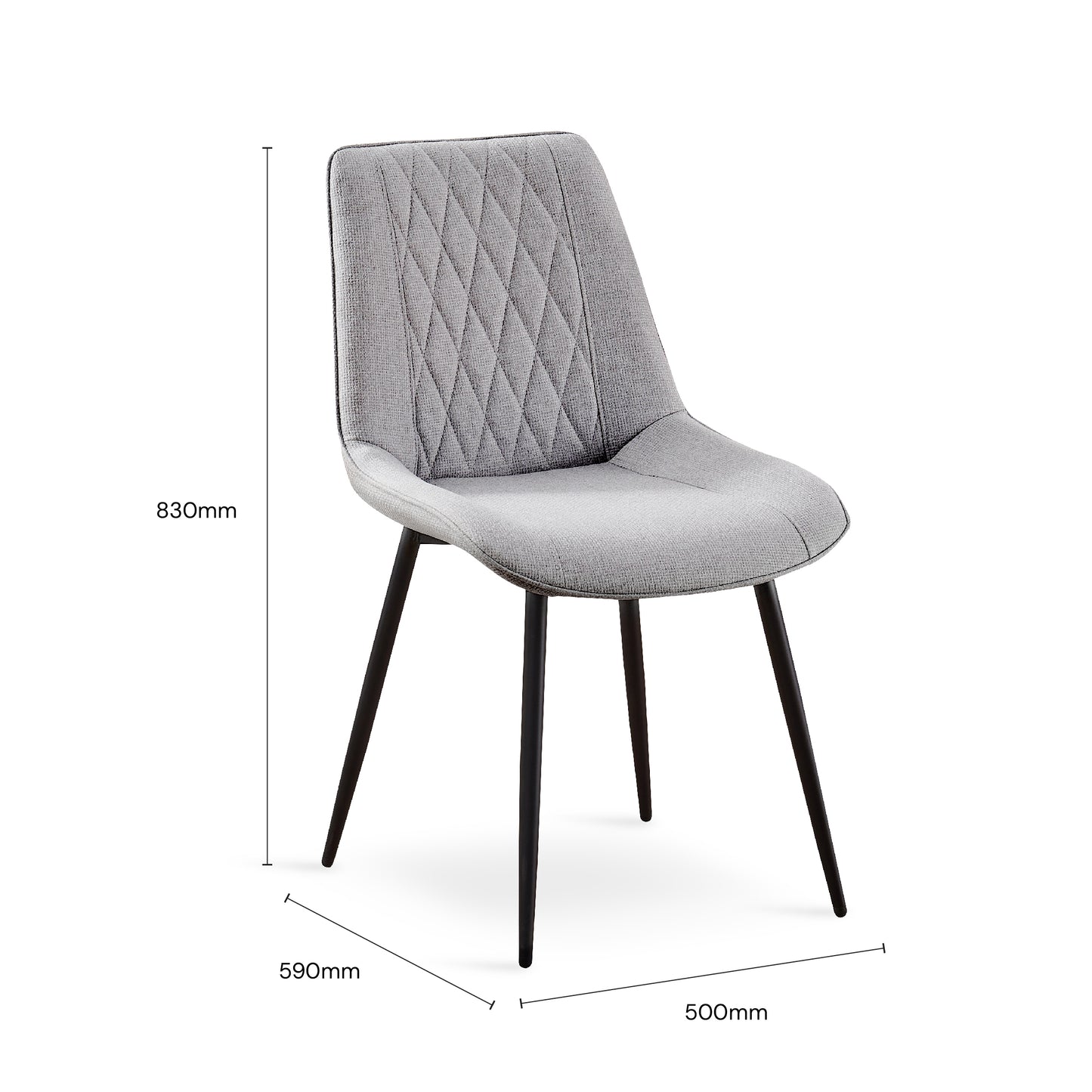 CANOLLI Dining Chair (Light Grey)