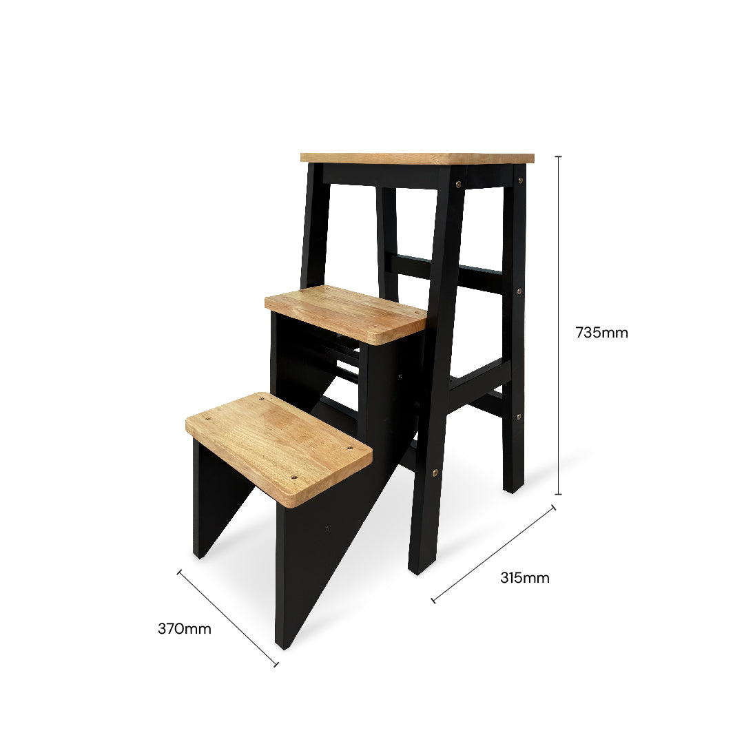 DAGNY Step Ladder (Black)