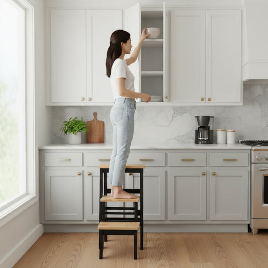 DAGNY Step Ladder (Black)