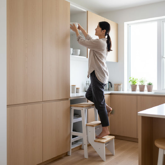 DAGNY Step Ladder (White)