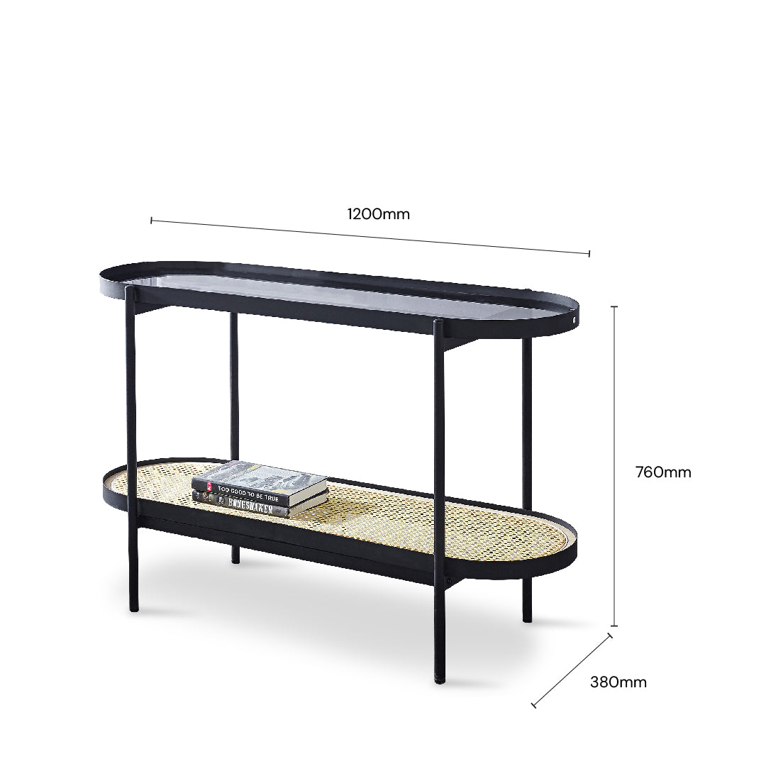 DAMIRA Oval Console Table