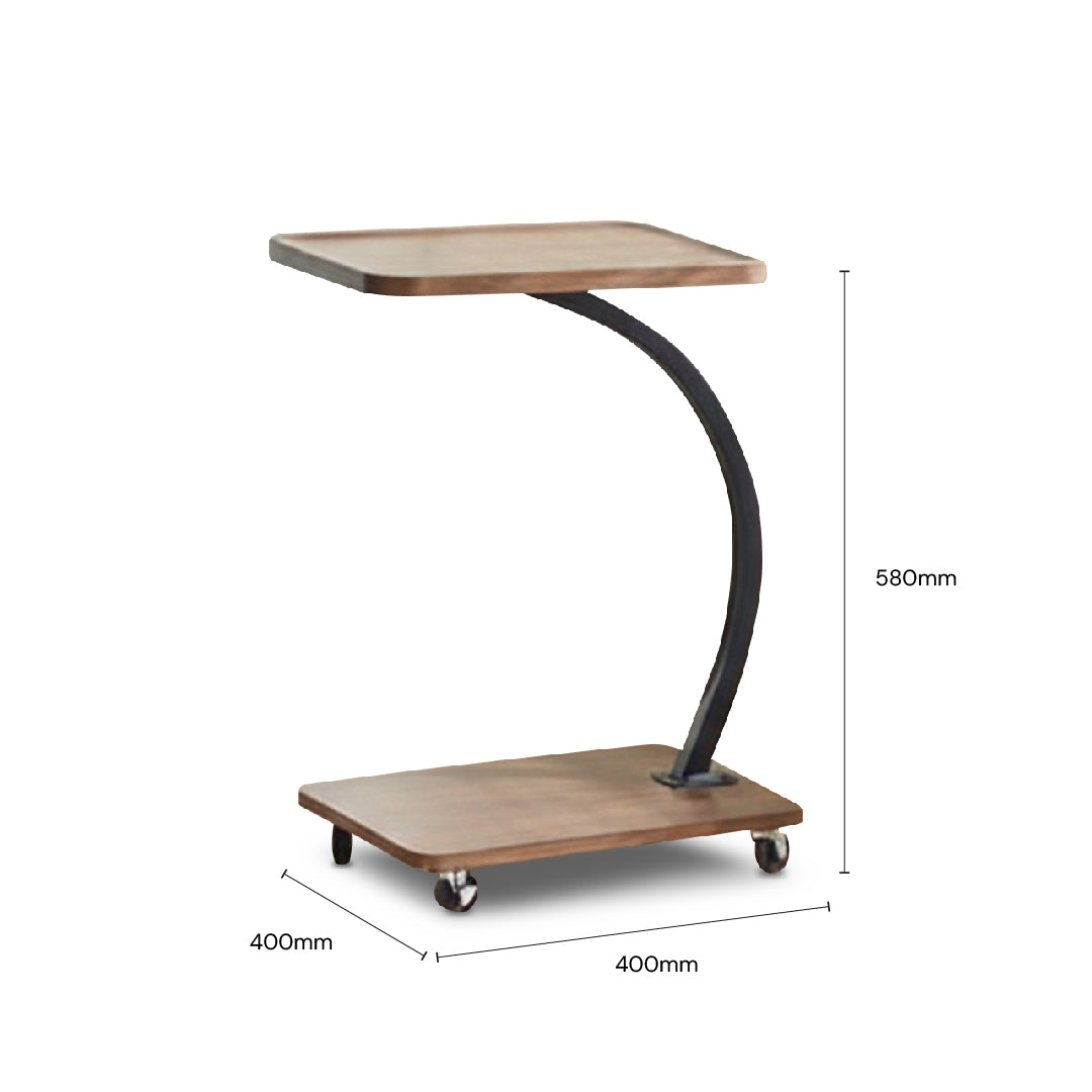 EEFA End Table with Wheels