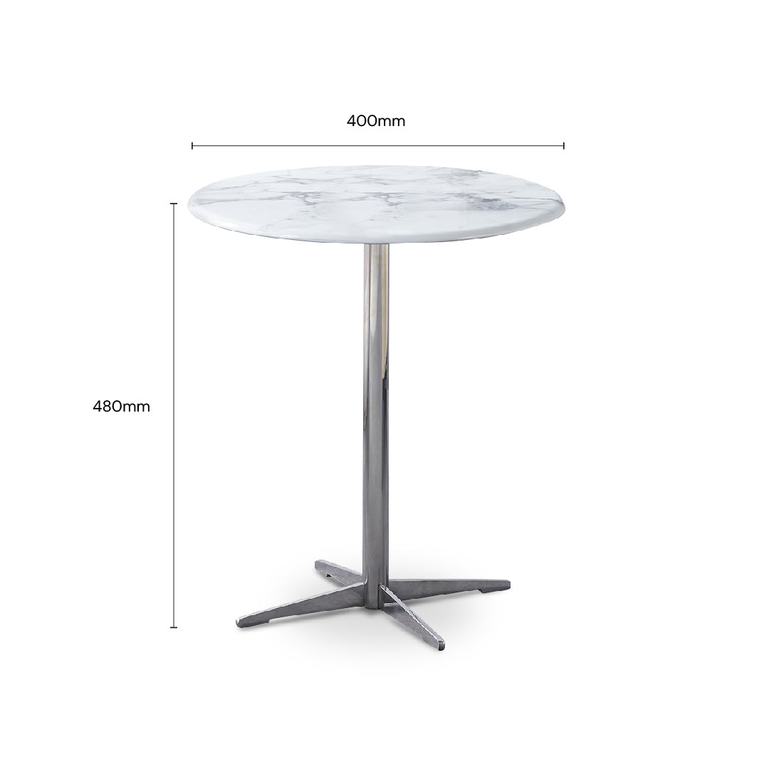 ELII Crystal Marble End Table