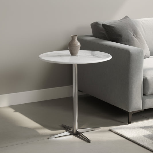 ELII Crystal Marble End Table