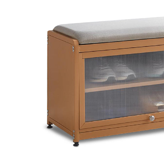 ESMEE 1 Door Shoe Cabinet (Copper Brown)