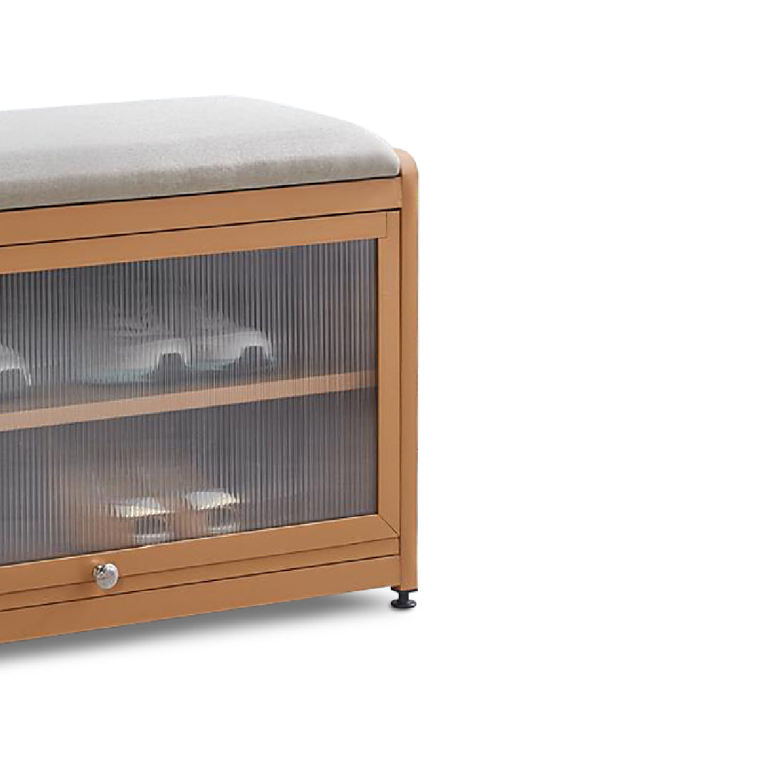ESMEE 1 Door Shoe Cabinet (Copper Brown)