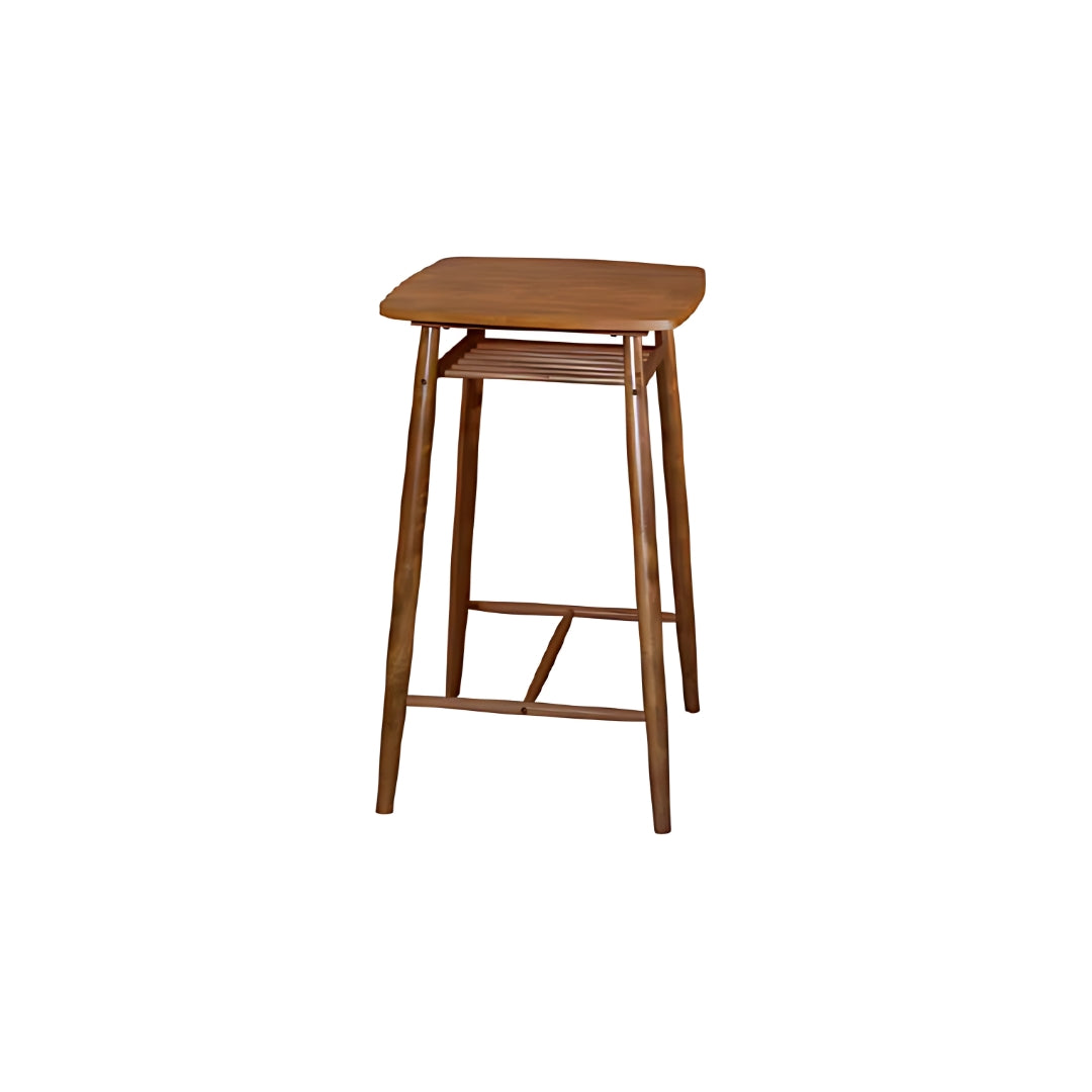 FLEX 0.6M Square Bar Table (Walnut)