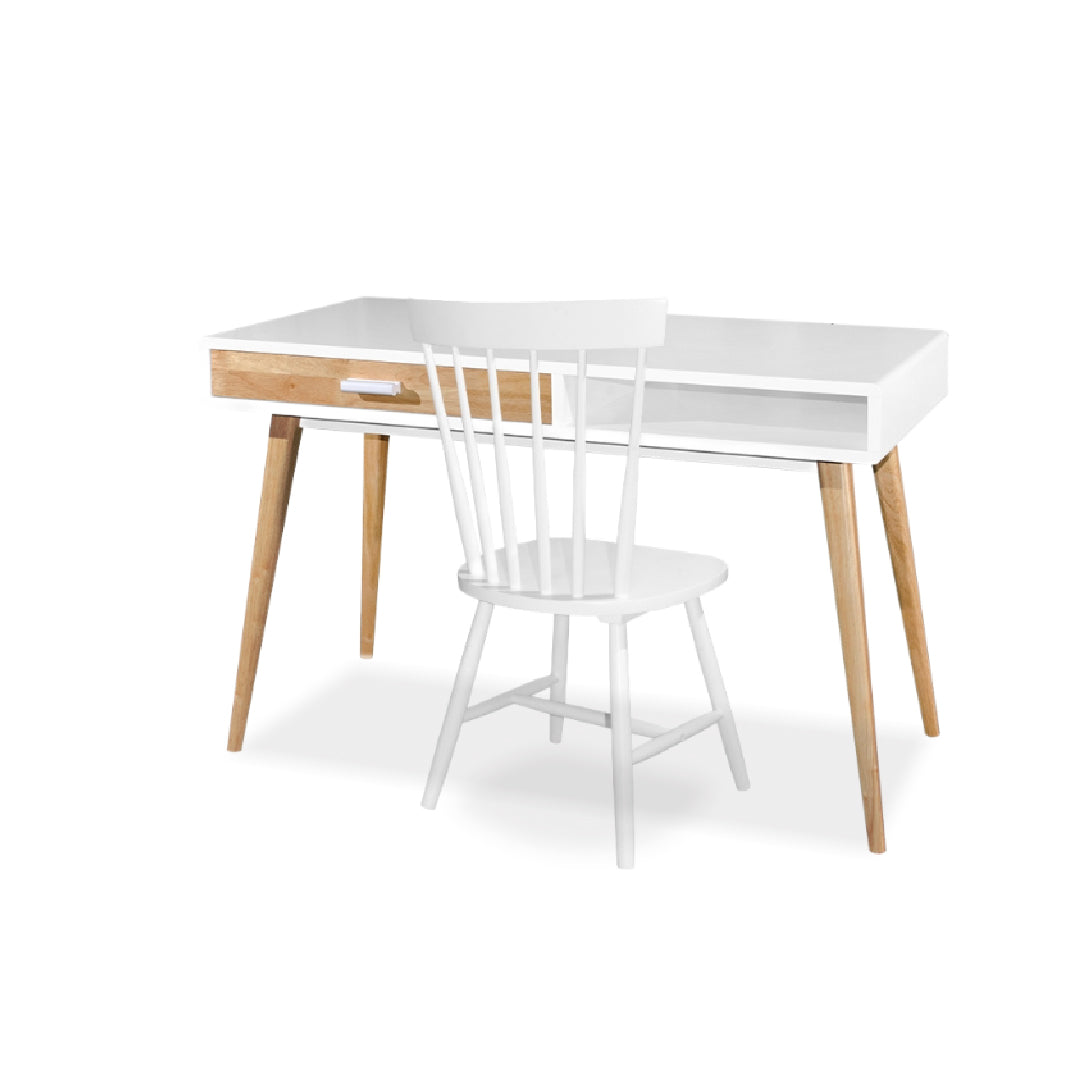 HOLO Writing Table with Chair Set (White)