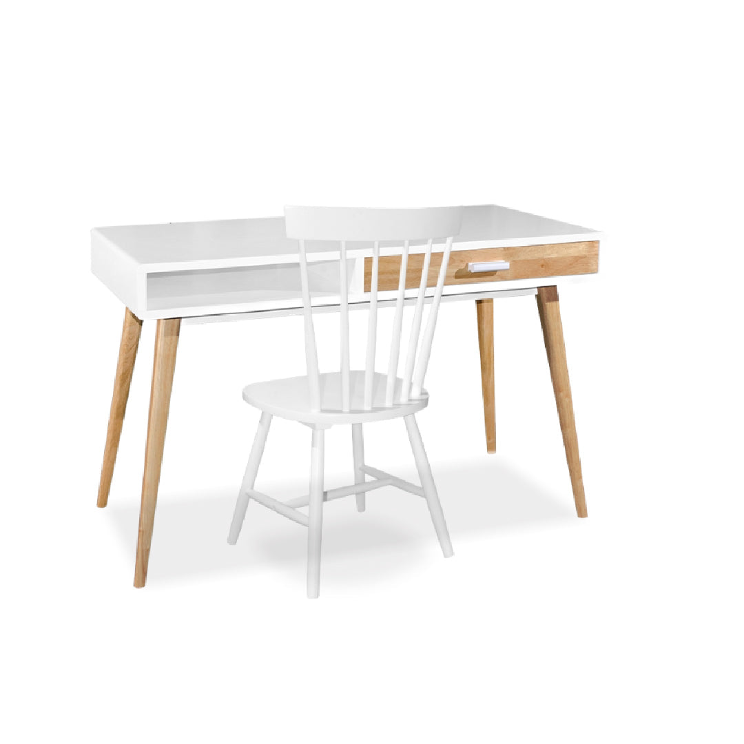 HOLO Writing Table with Chair Set (White)