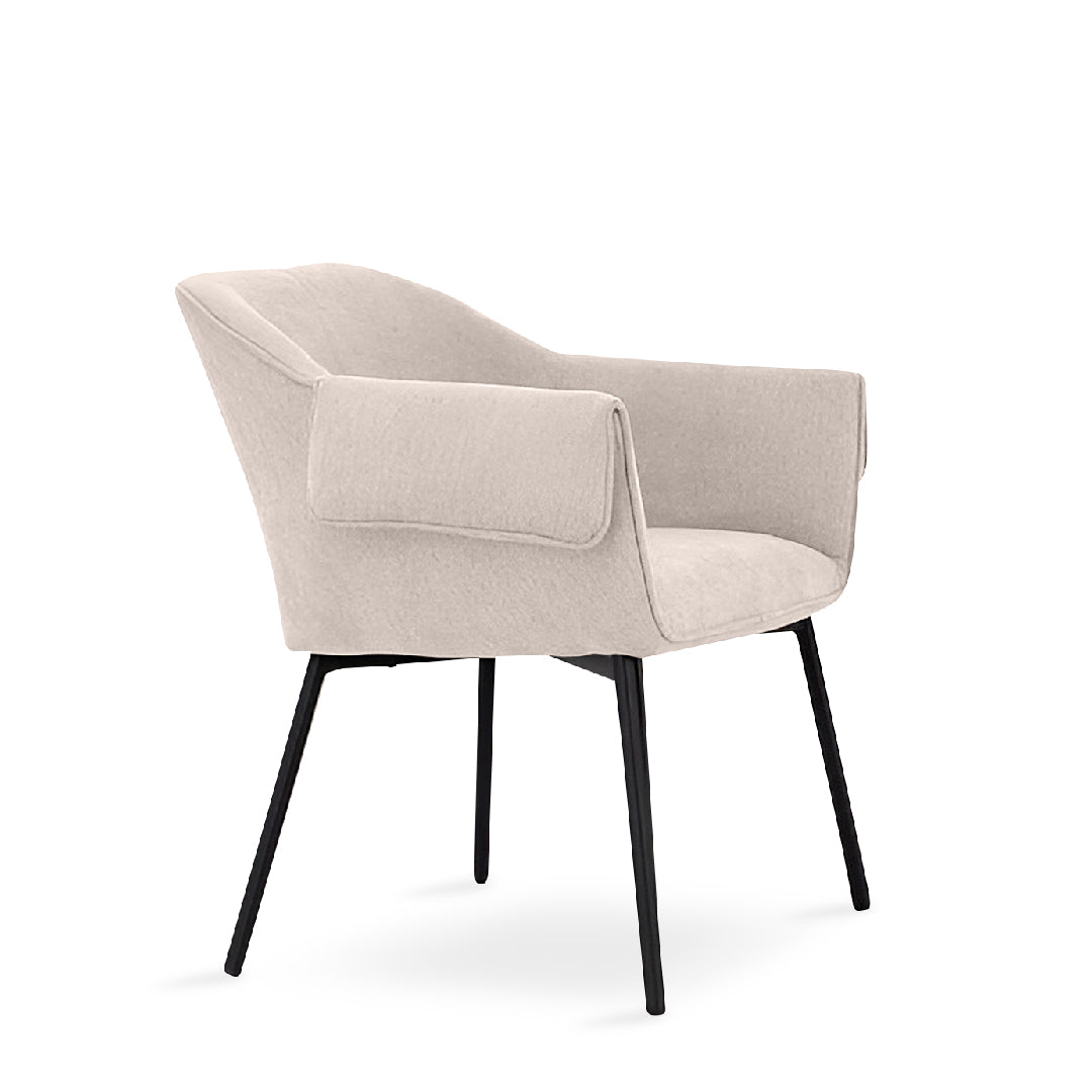 HANERA Arm Lounge Chair (Cream)