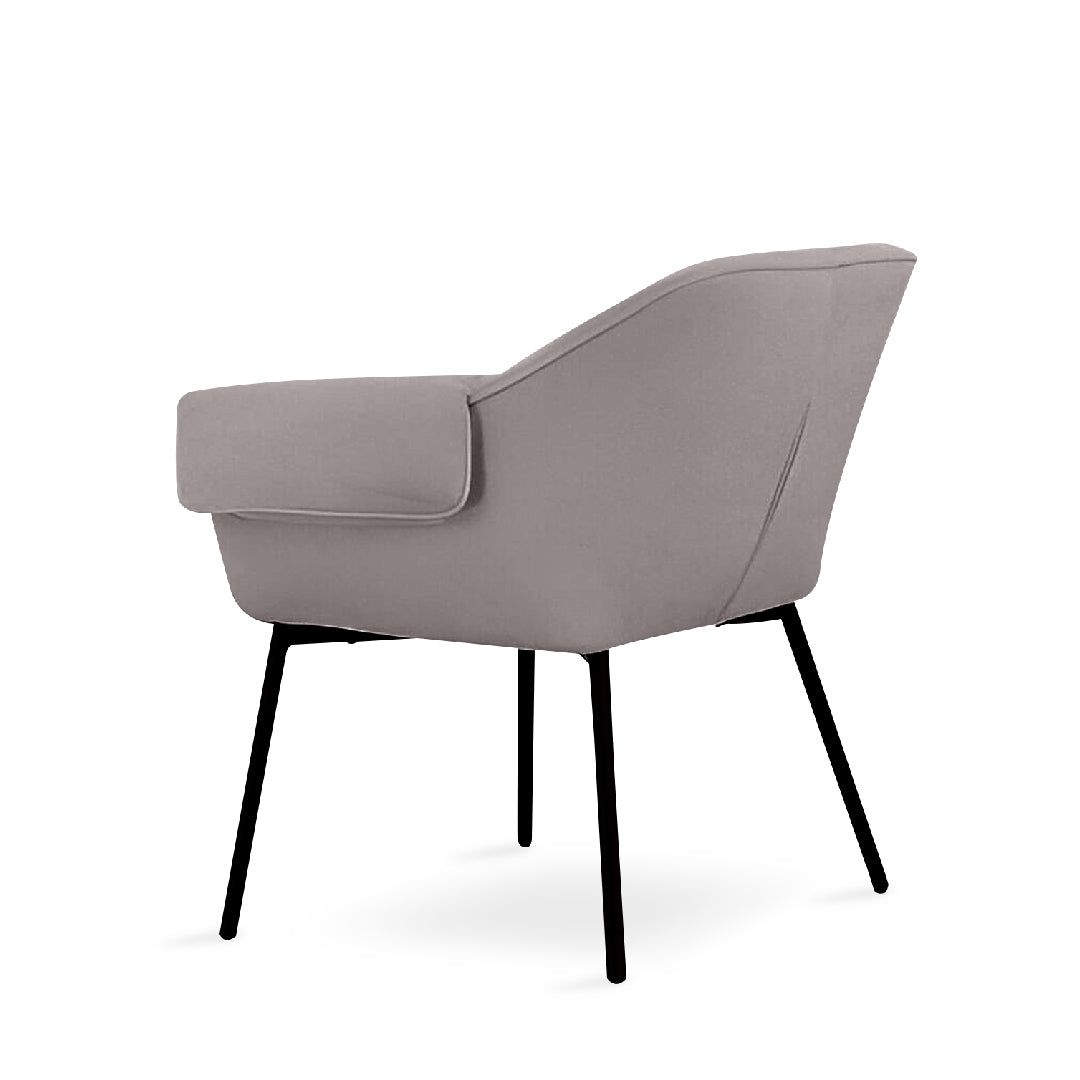 HANERA Arm Lounge Chair (Light Grey)