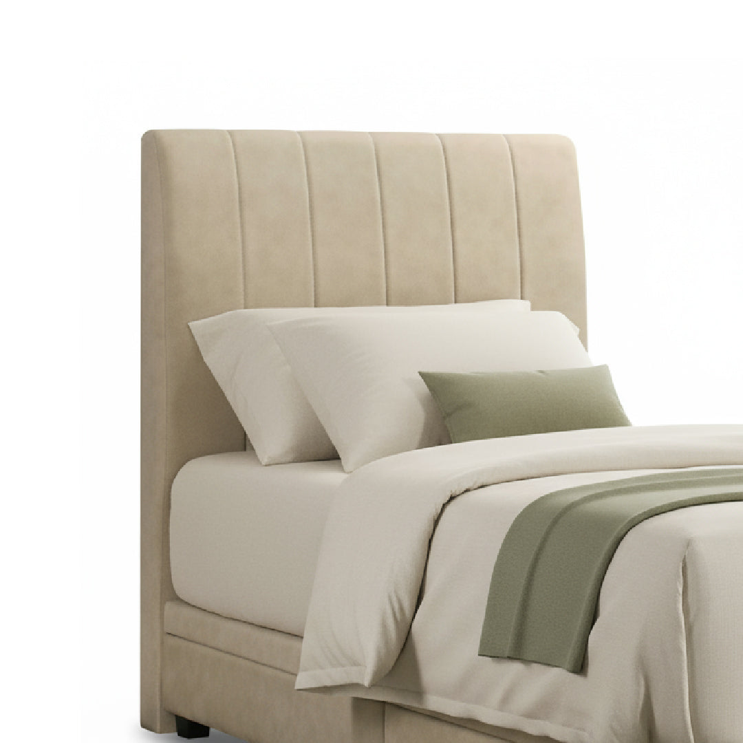 IMOLA Single Bed (Sand Beige)