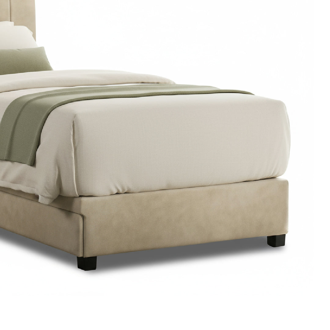 IMOLA Single Bed (Sand Beige)