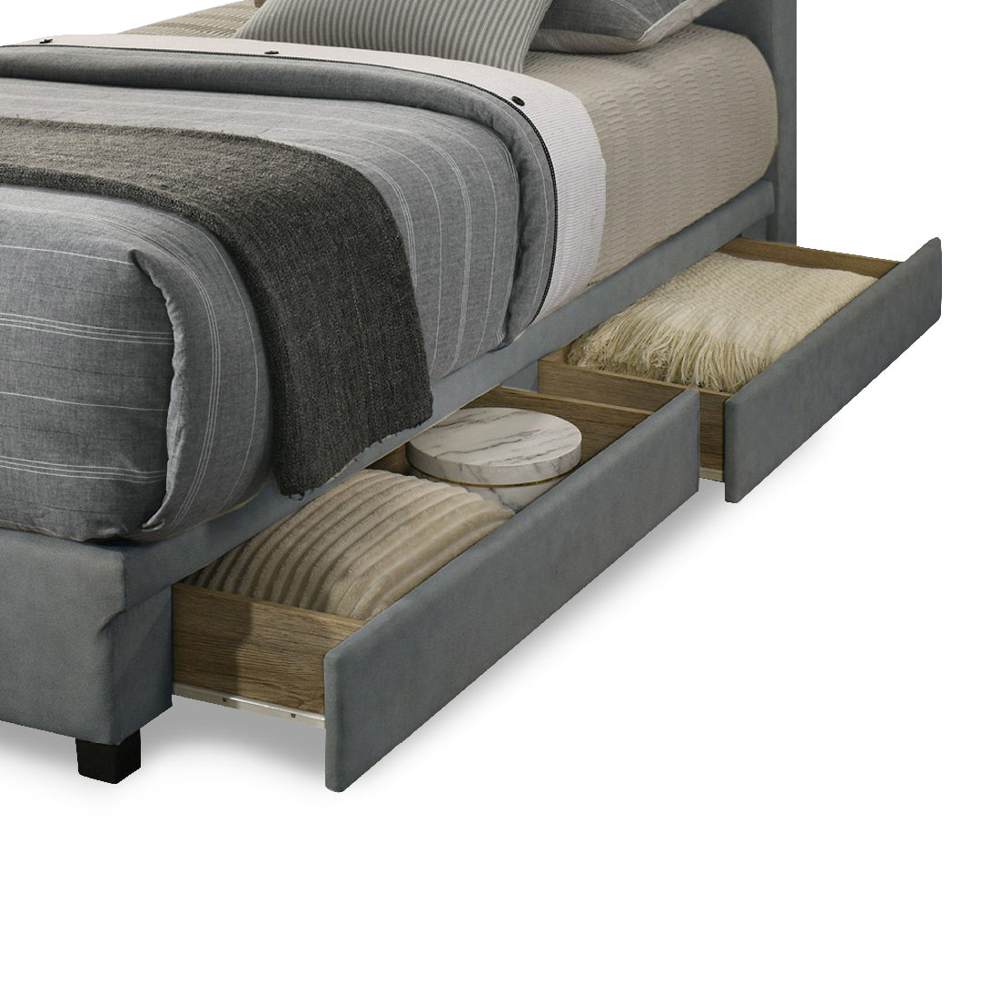 IMOLA Single Bed (Slate Grey)