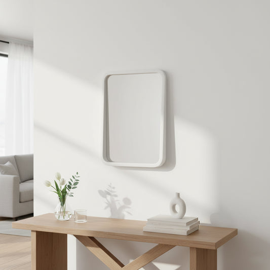 KENZA Mirror Frame (White)