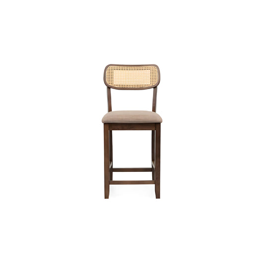 KIA Rattan Bar Chair 24" (Walnut)