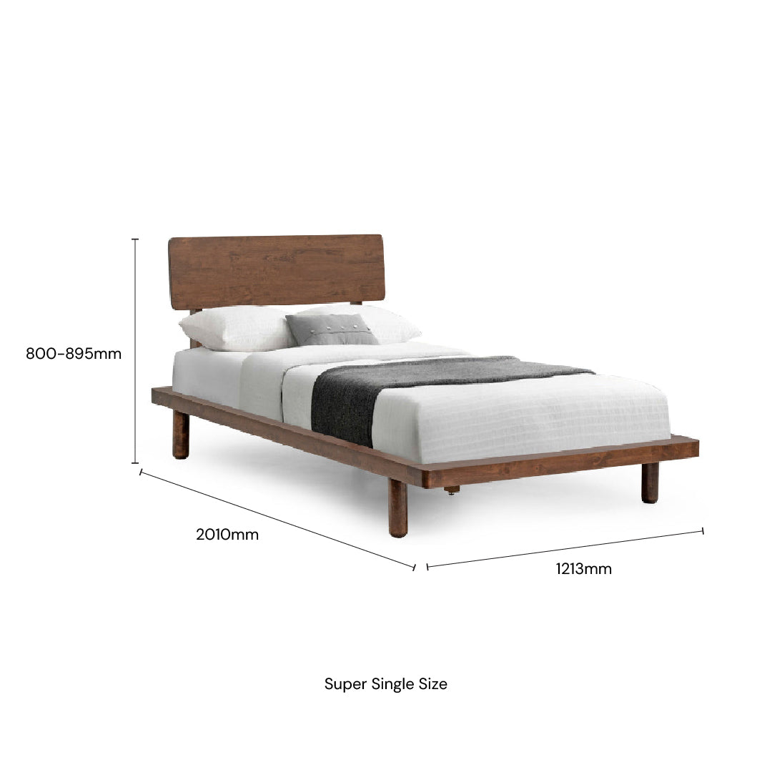 LIVIE Bed (Walnut)