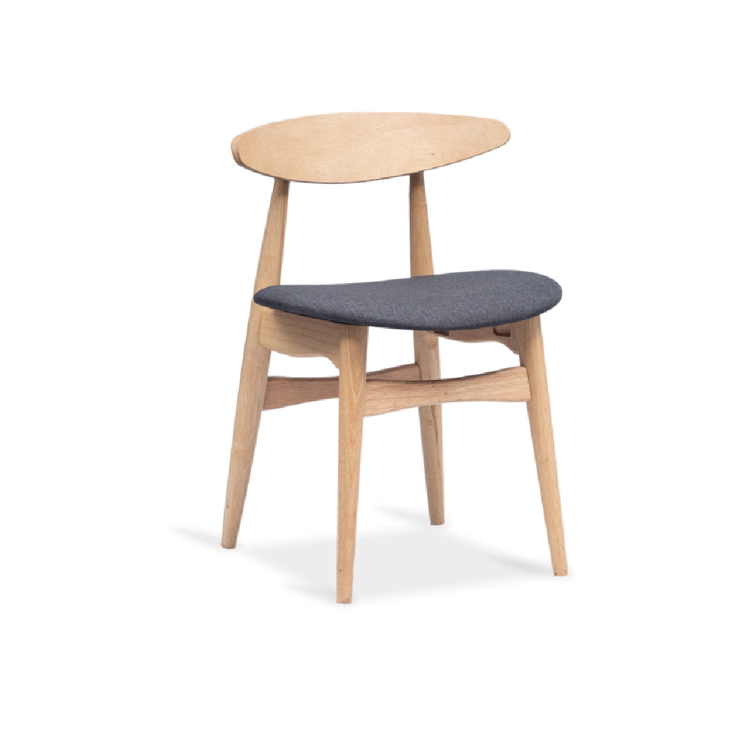 MARION Dining Chair (Natural/Grey)
