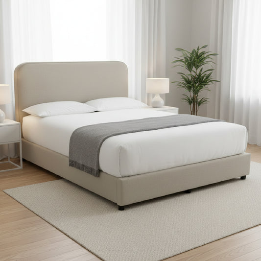 MYSEN Bed (Light Beige)