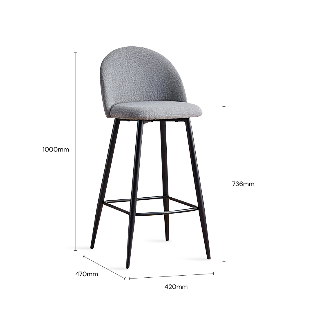 NIKA Bar Chair (Gray)