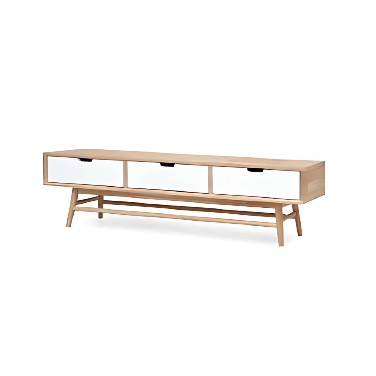 ORELIA 6' TV Cabinet (Natural/White)