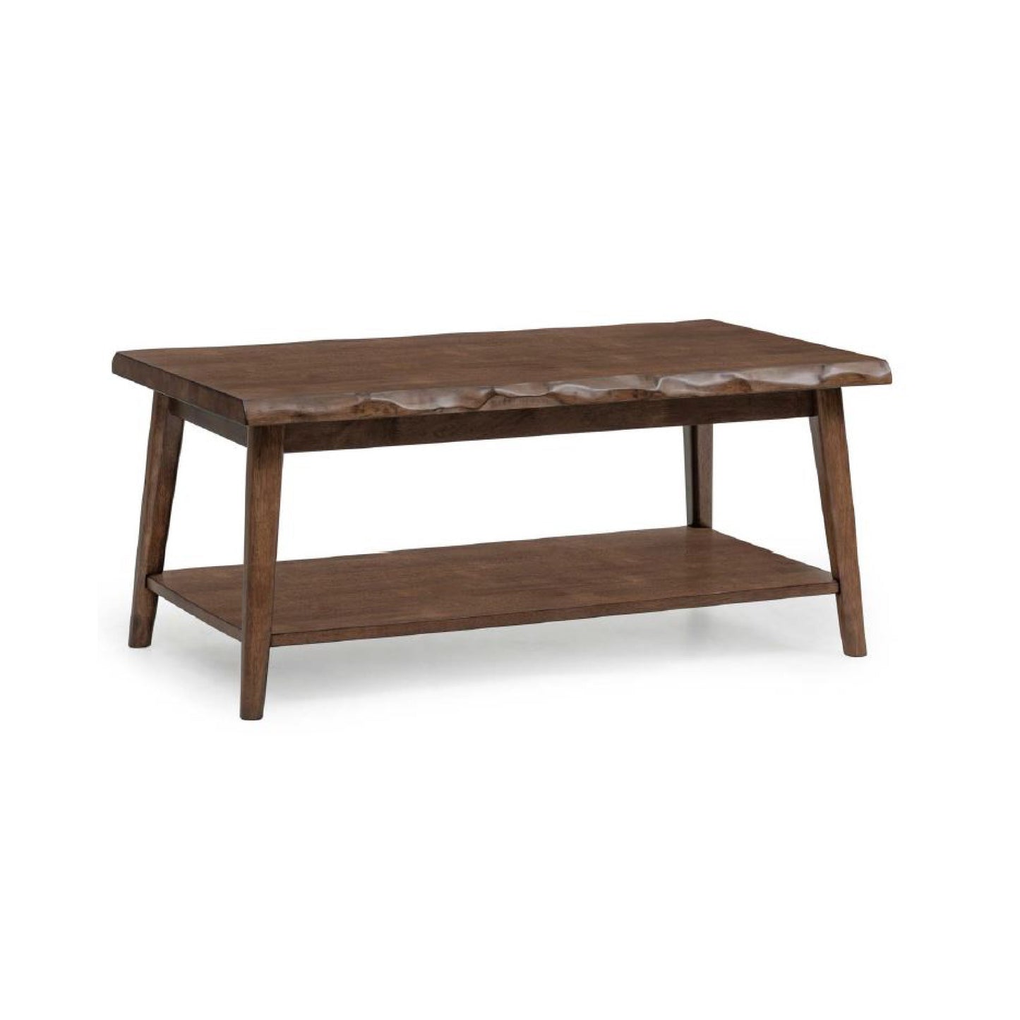 POLINE Coffee Table with Shelf (Walnut)