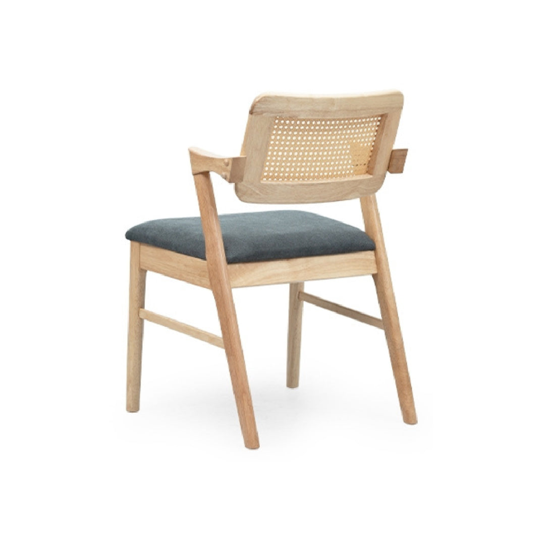 SUZY Rattan Chair (Natural/Grey)