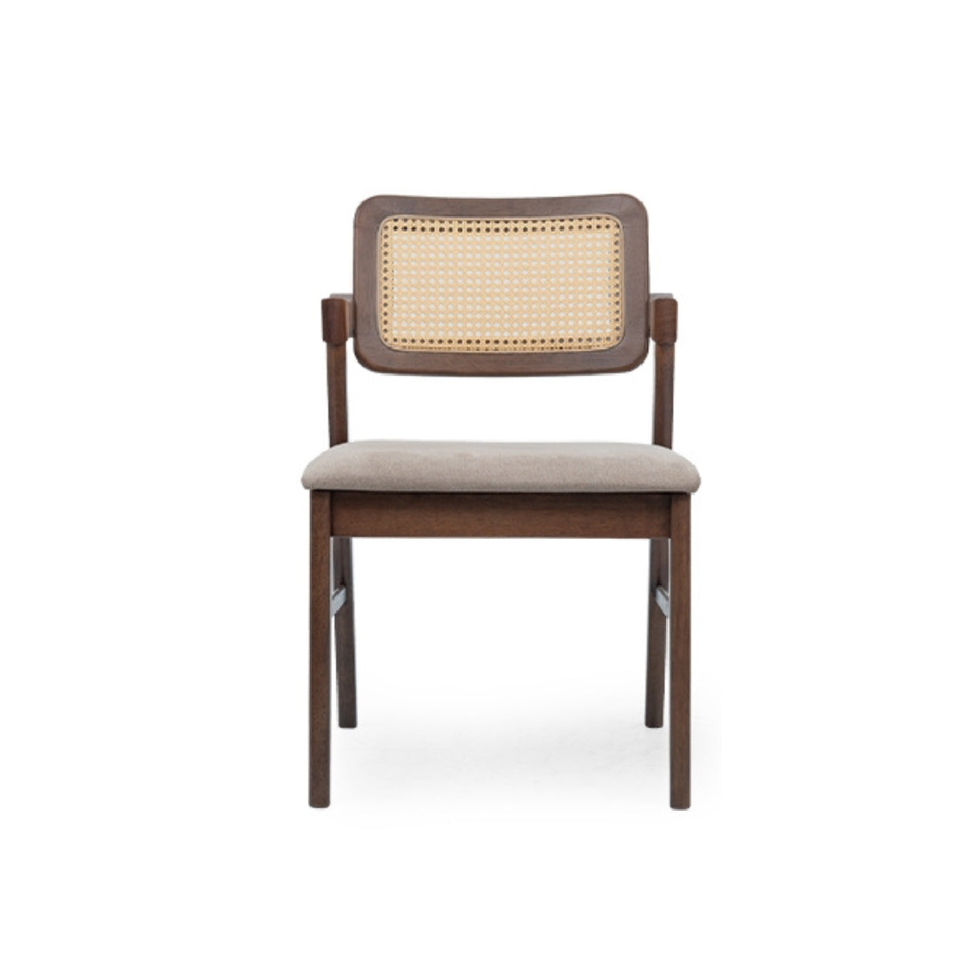 SUZY Rattan Chair (Walnut/Brown)