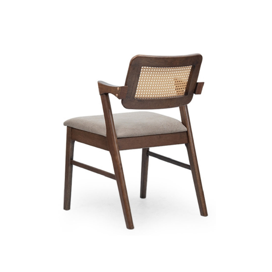 SUZY Rattan Chair (Walnut/Brown)