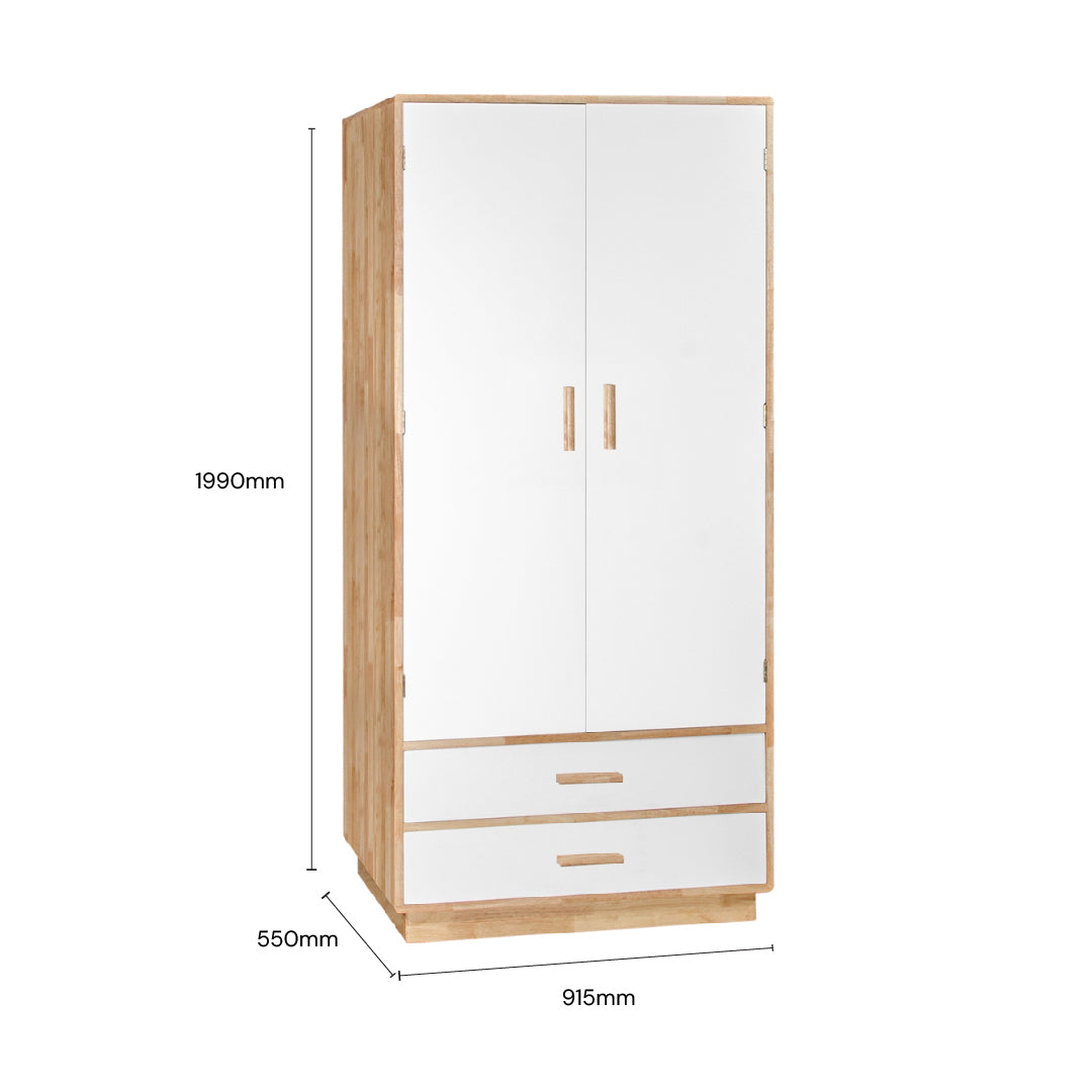 SYNTO II Wardobe (Natural/White)