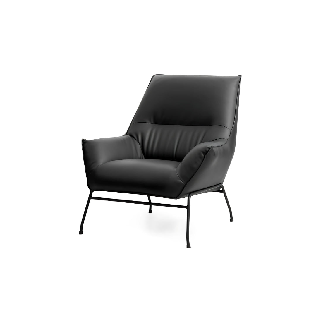 TREVANA Lounge Chair (PU Black)
