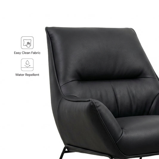 TREVANA Lounge Chair (PU Black)