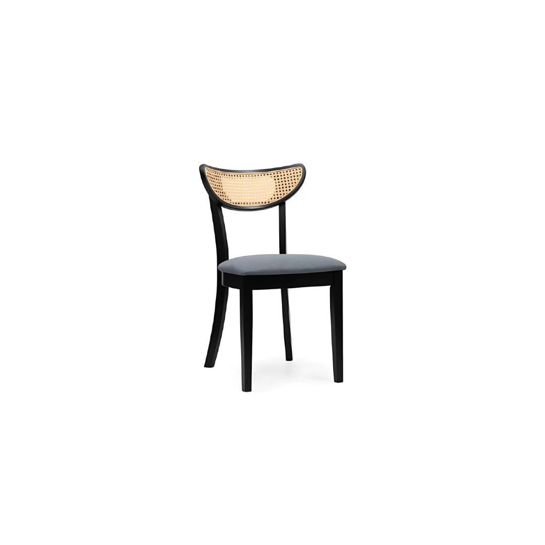 USHER Rattan Chair (Black)