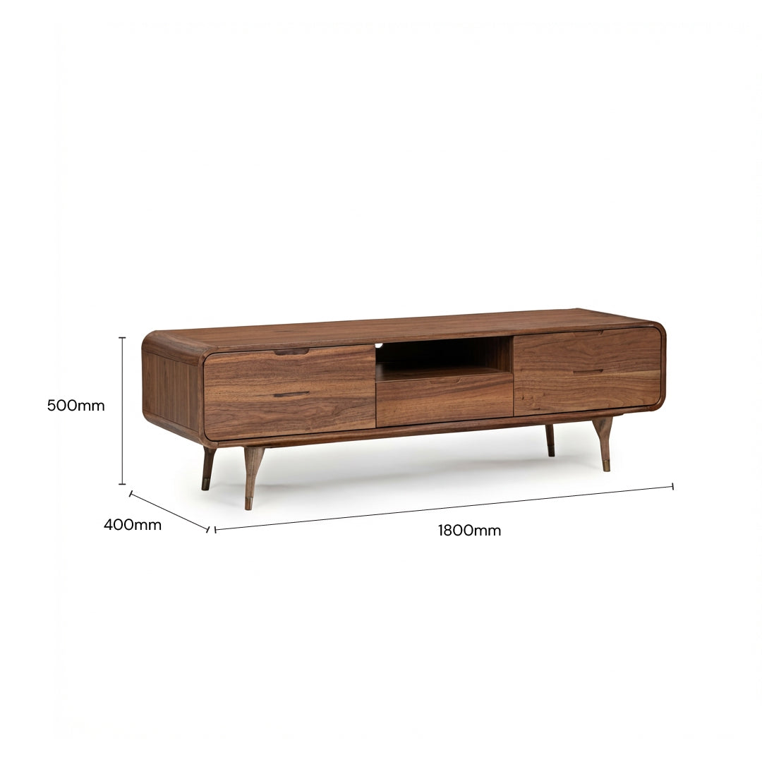 YARO 6' TV Cabinet (Walnut)