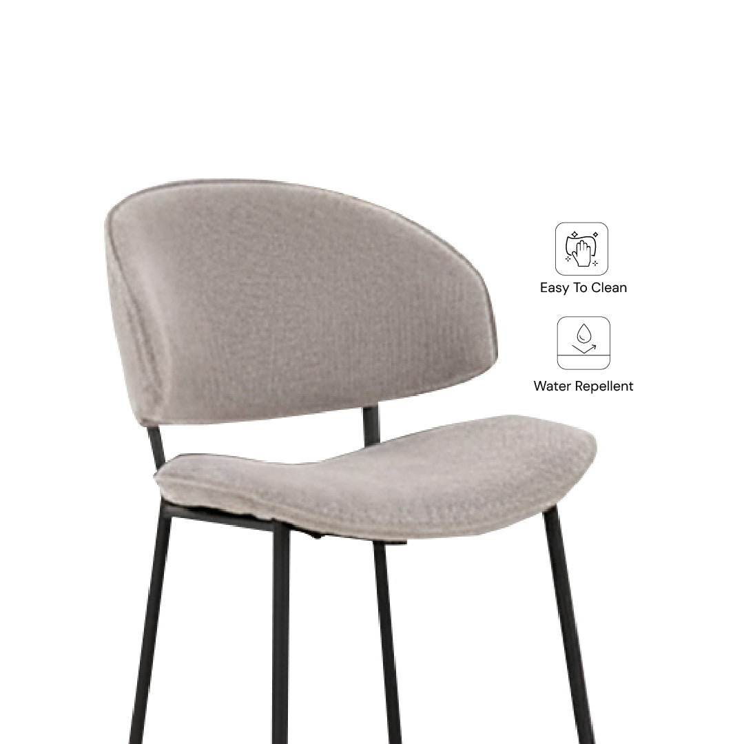 YOHAN Bar Chair (Light Grey)