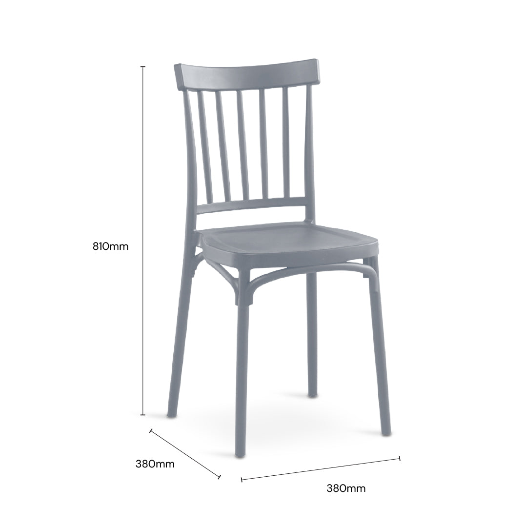 KUZA Cafe Chair (Grey)