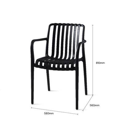 AKSEL Cafe Chair (Black)