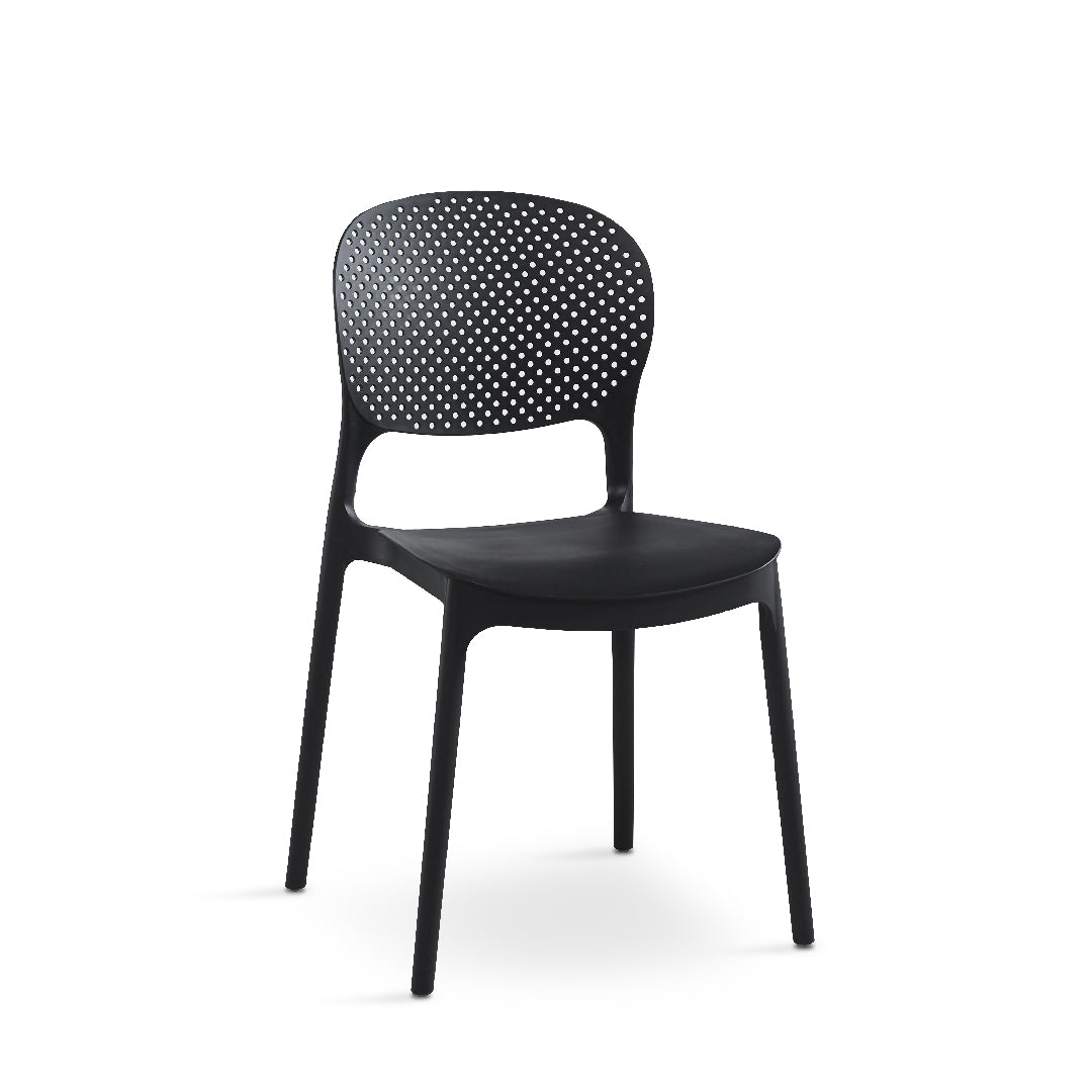 ALARIK Cafe Chair (Black)