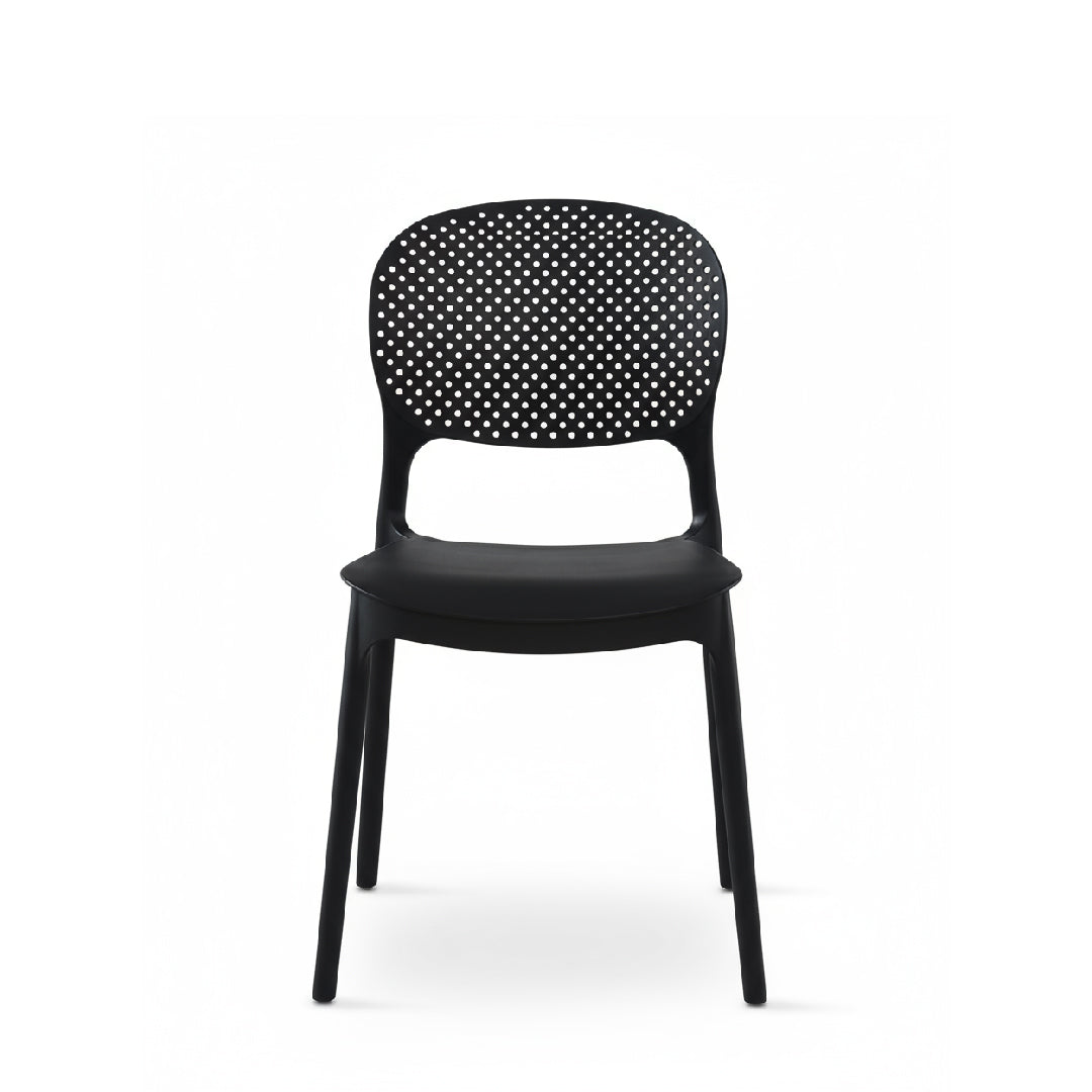 ALARIK Cafe Chair (Black)