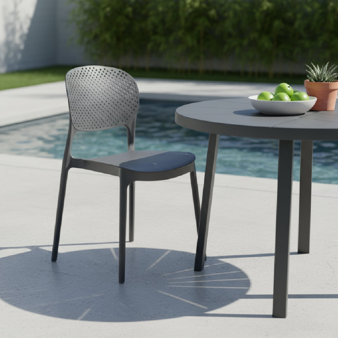 ALARIK Cafe Chair (Grey)