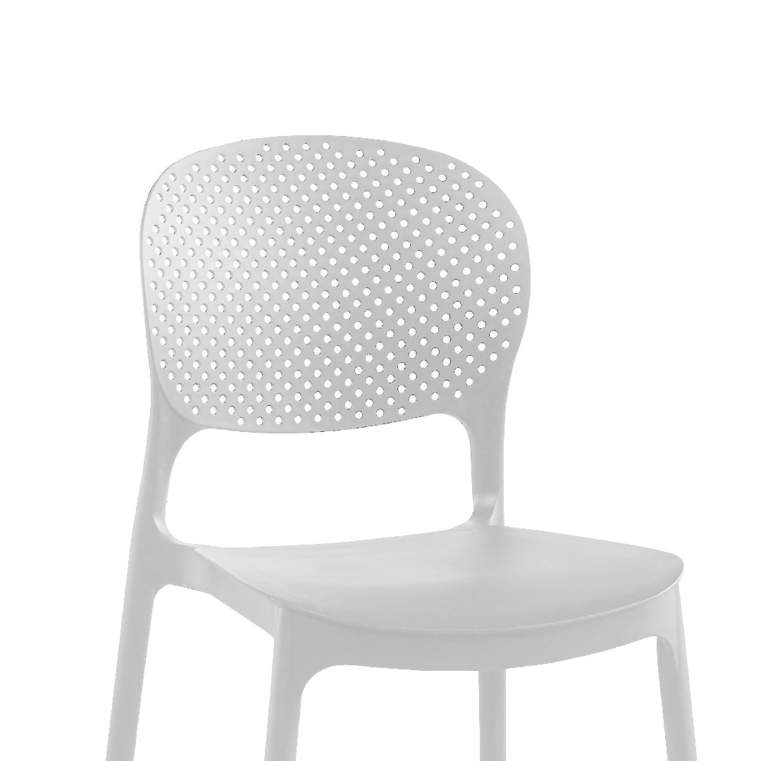 ALARIK Cafe Chair (White)