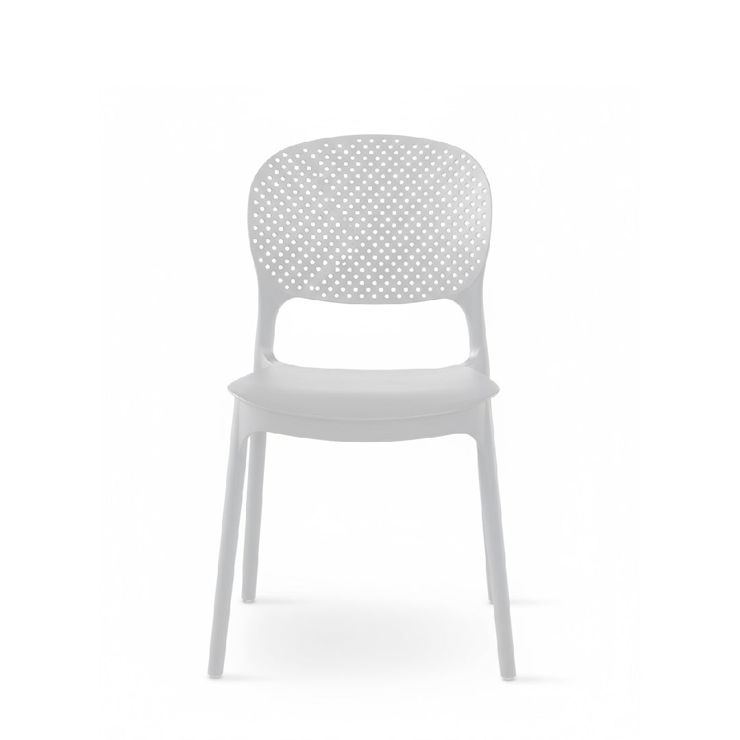 ALARIK Cafe Chair (White)