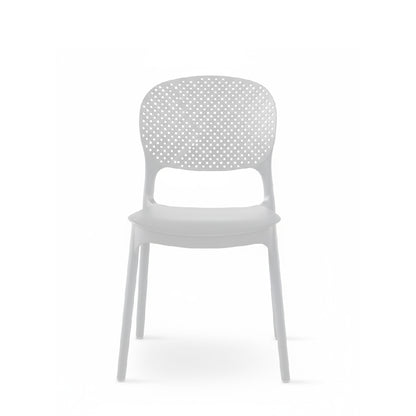 ALARIK Cafe Chair (White)