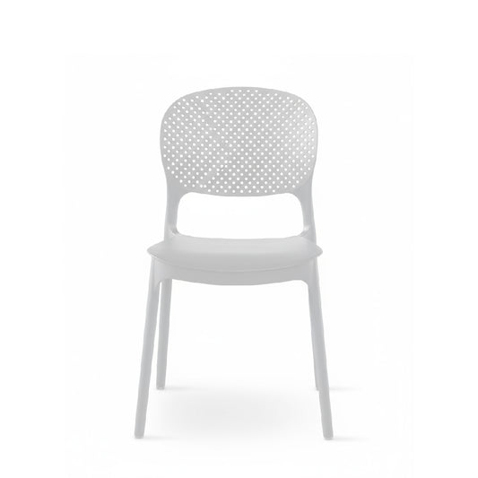 ALARIK Cafe Chair (White)