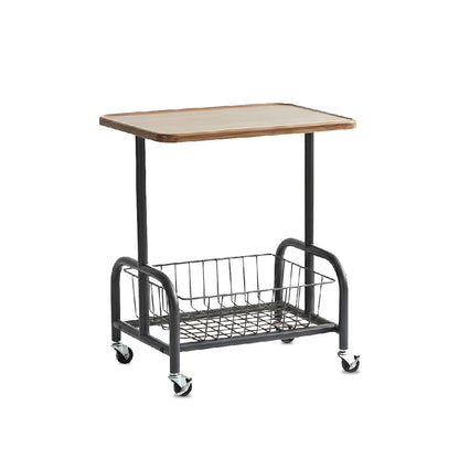 ALVA End Table with Wheels